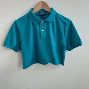 Polo Ralph Lauren Skinny Cropped Polo